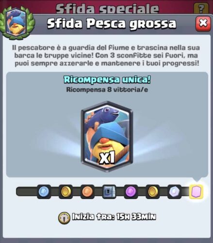 Clash Royale Sfida Pescatore 