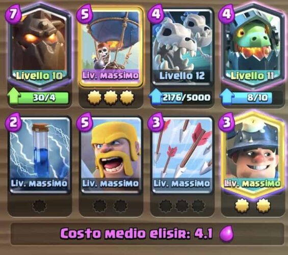 Clash Royale mazzo Sfida2