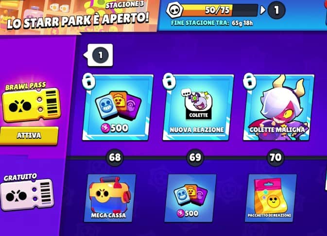 Brawl Pass Lista Intera Ricompense Nuova Stagione 3 Starr Park E Bilanciamenti Brawl Stars - barryl mega cassa brawl stars